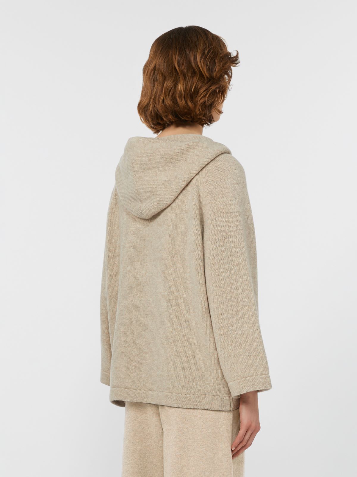 Wool knit sweatshirt - SAND - Weekend - 3