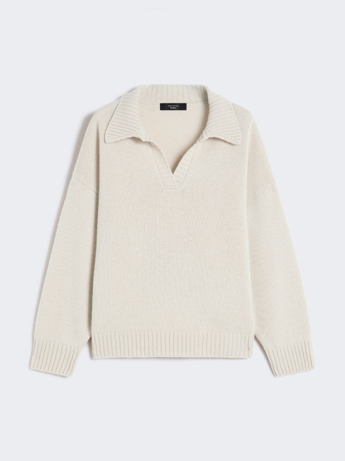 Wool knit polo shirt - BEIGE - Weekend - 6