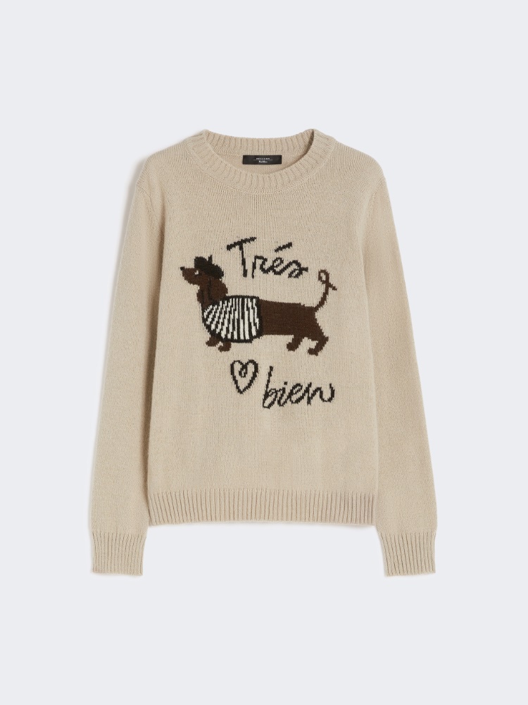 Alpaca and wool jumper - SAND - Weekend