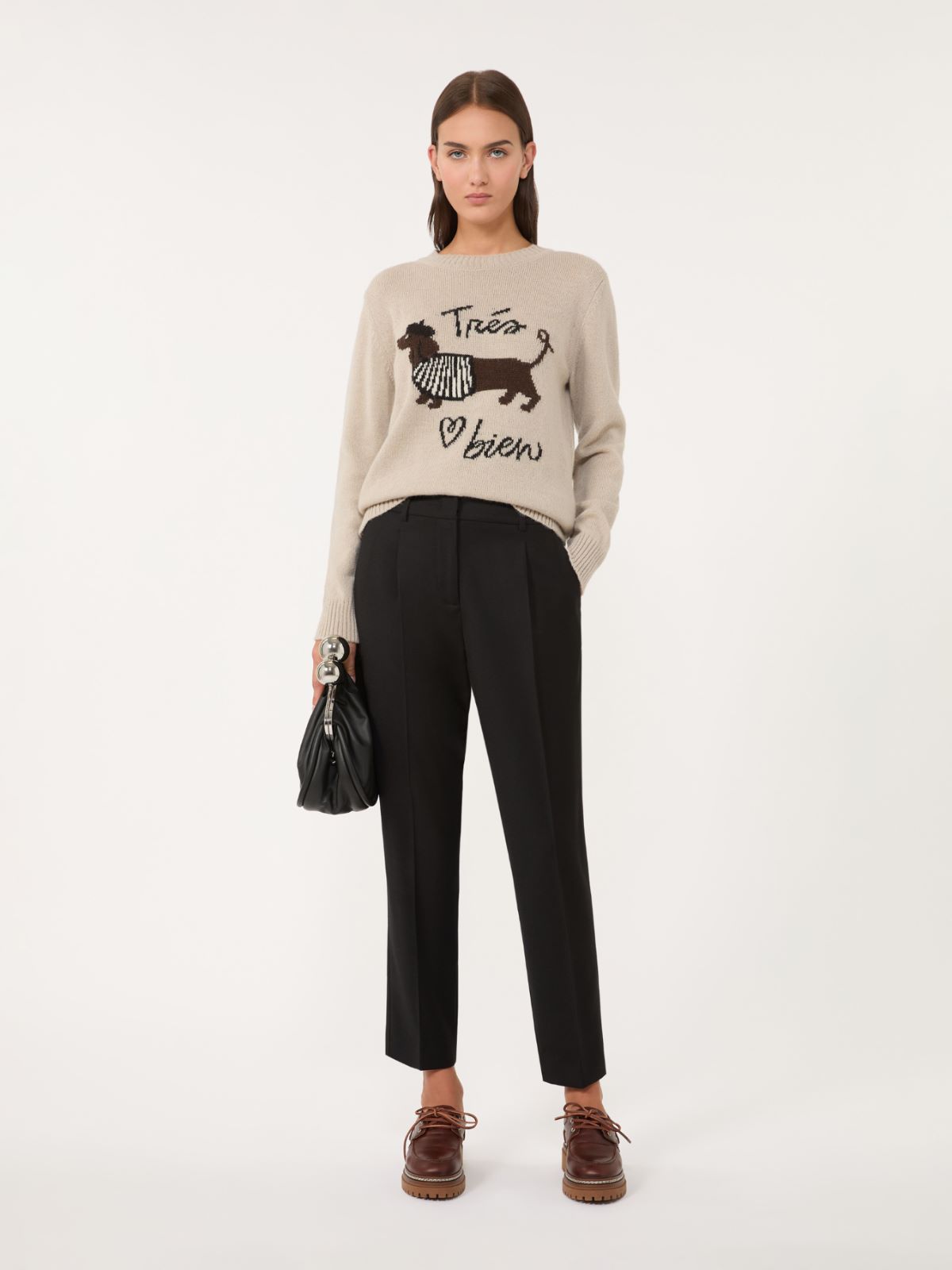 Alpaca and wool jumper - SAND - Weekend