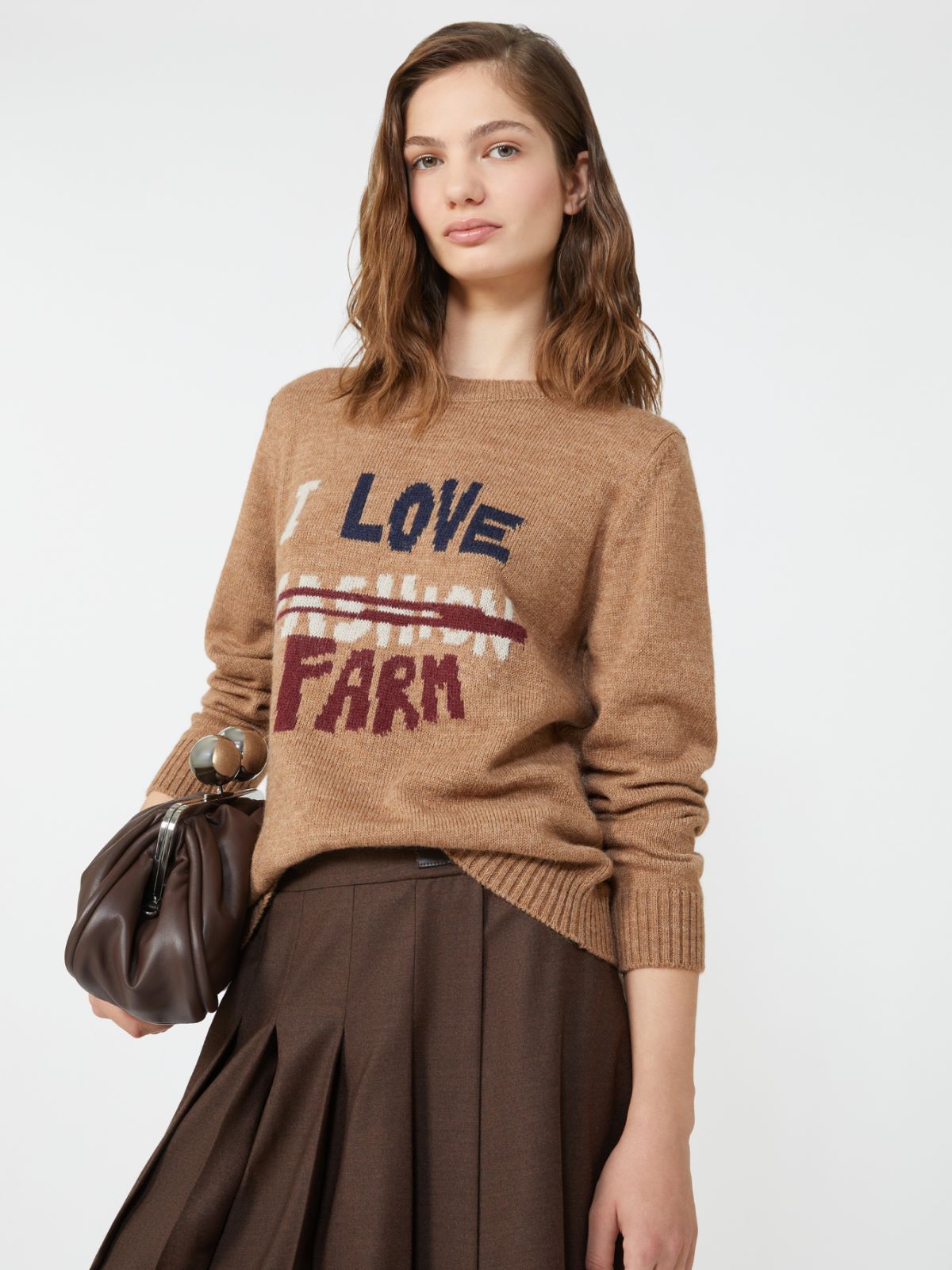 Alpaca and wool jumper - CAMEL - Weekend - 4