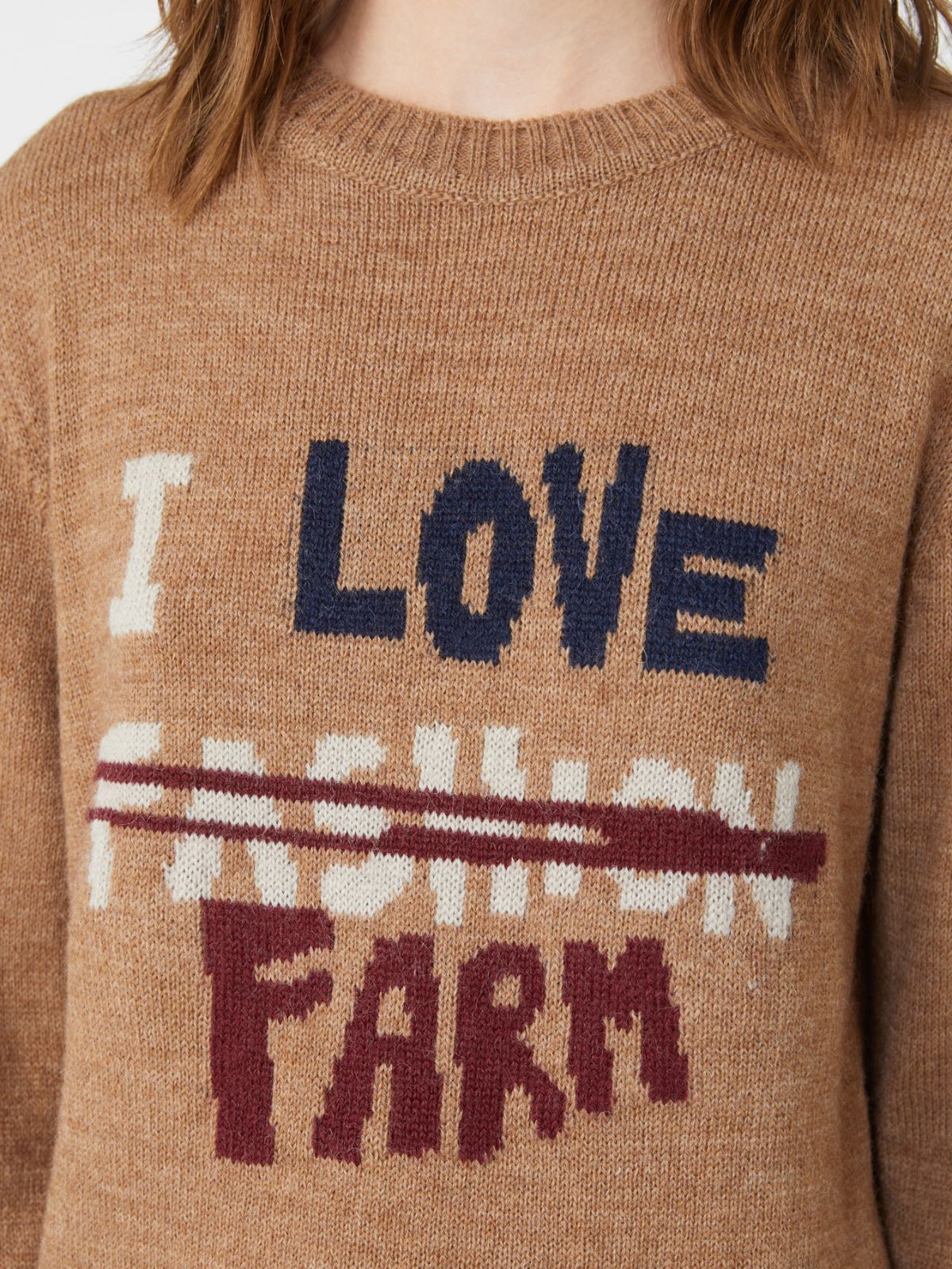 Alpaca and wool jumper - CAMEL - Weekend - 5