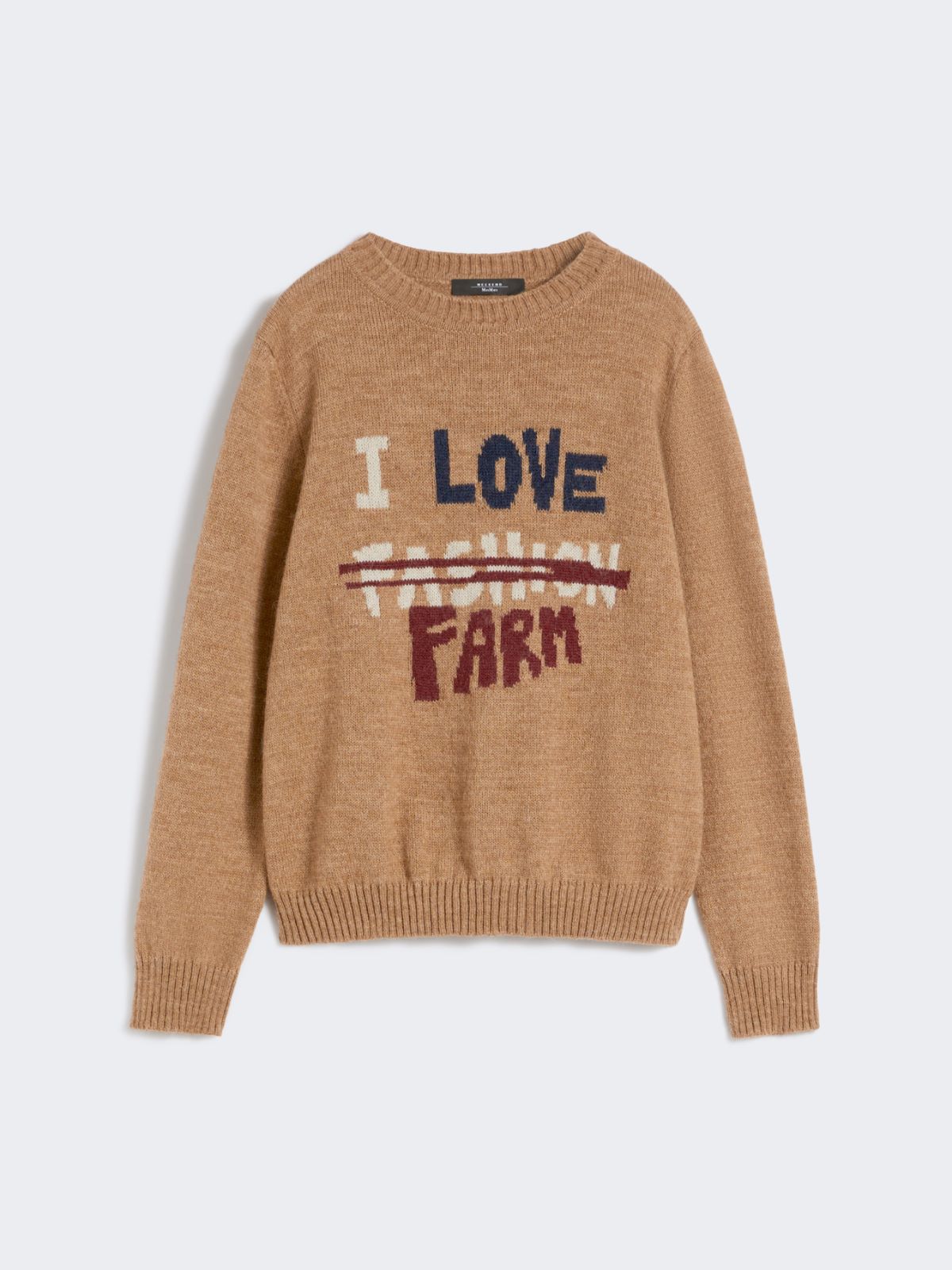 Alpaca and wool jumper - CAMEL - Weekend - 7