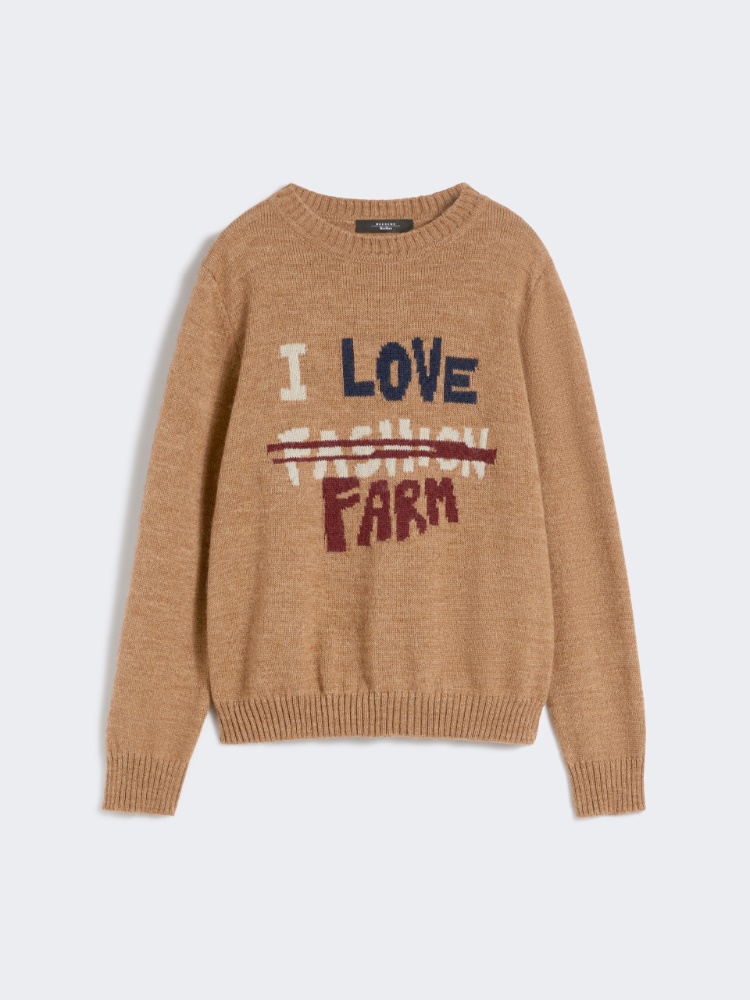 Alpaca and wool jumper - CAMEL - Weekend - 7
