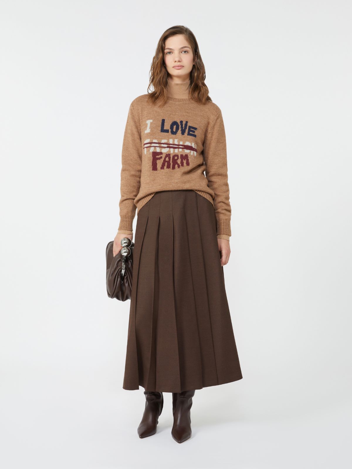 Alpaca and wool jumper - CAMEL - Weekend