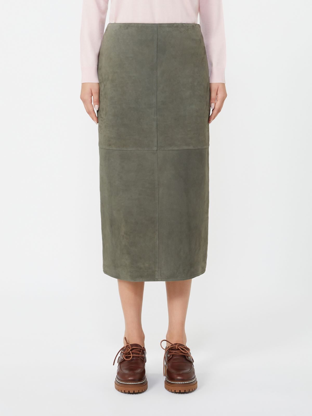 Suede skirt - KAKI - Weekend - 2