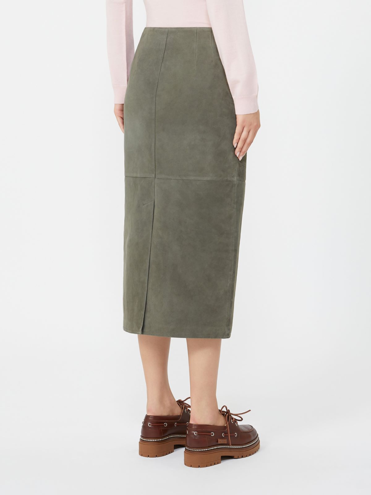 Suede skirt - KAKI - Weekend - 3