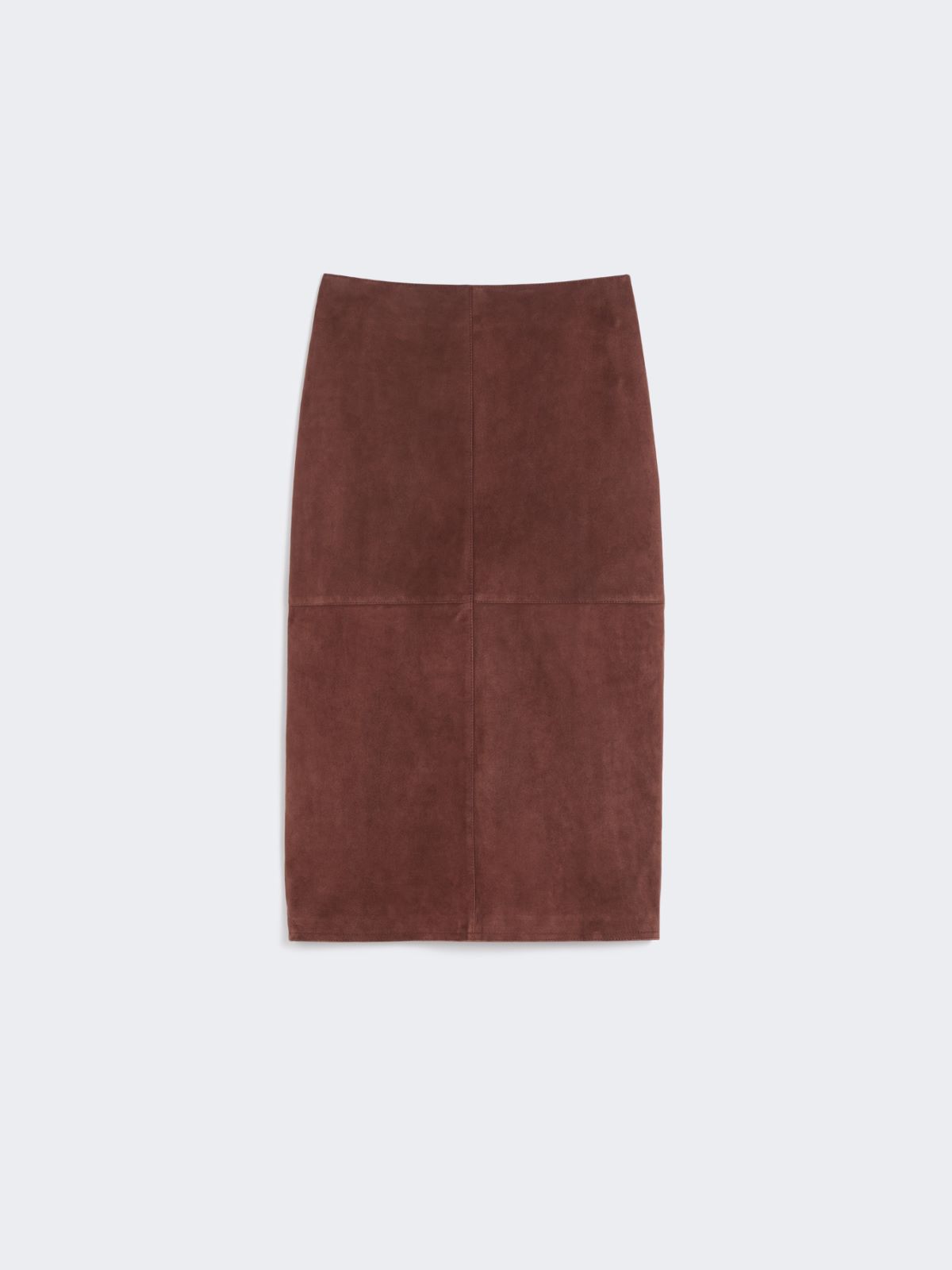 Suede skirt - WINE-COLOURED - Weekend - 5