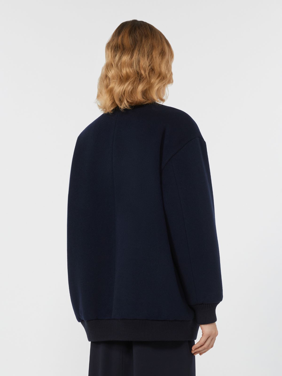 Double wool bomber jacket - NAVY - Weekend - 3