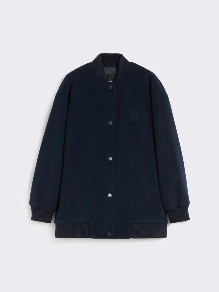 Double wool bomber jacket - NAVY - Weekend - 2