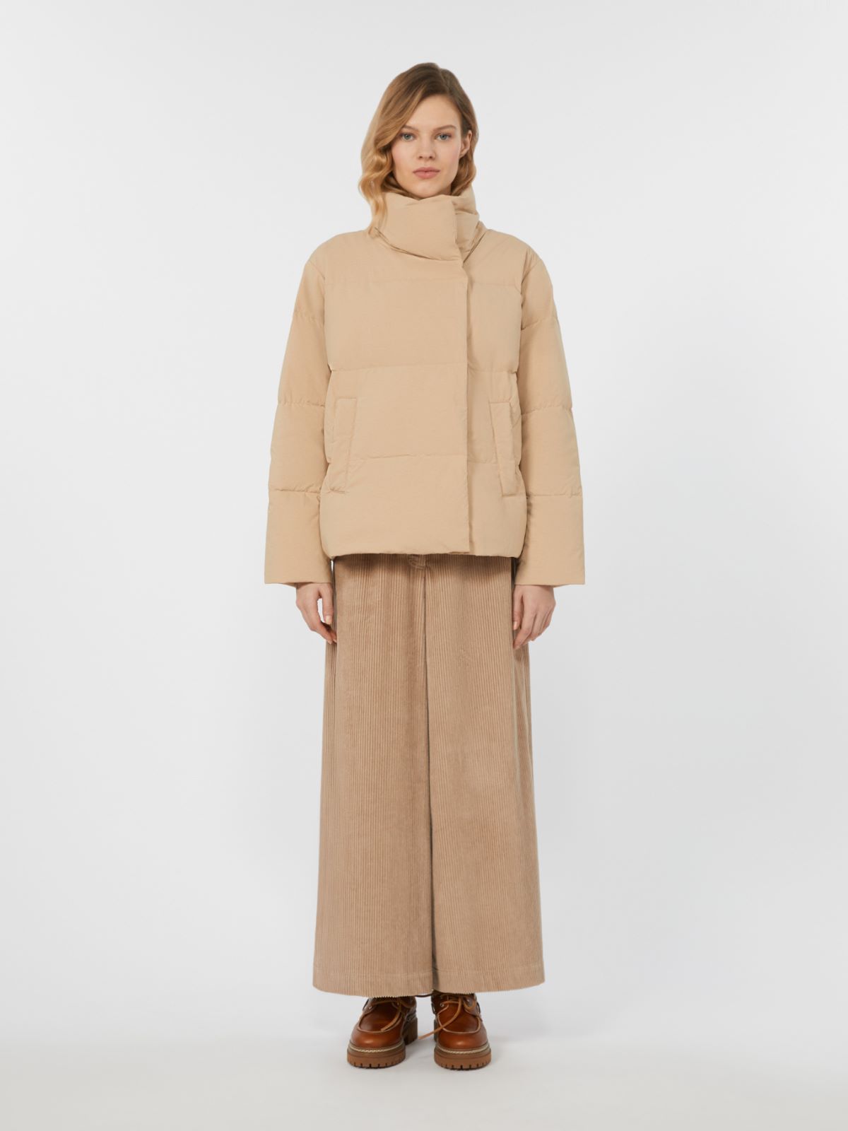 Short jacket in water-repellent fabric - BEIGE - Weekend - 2