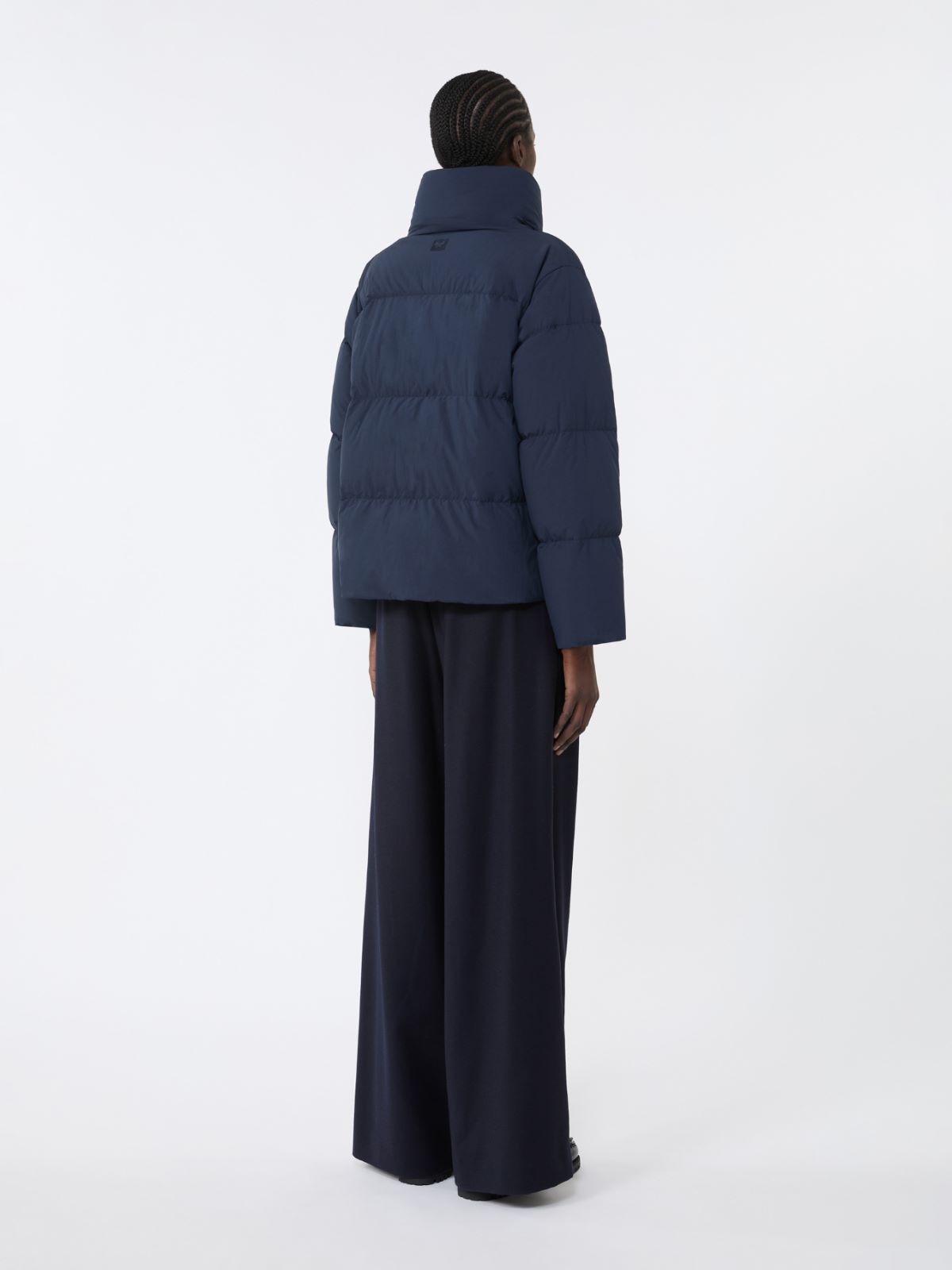 Short jacket in water-repellent fabric - NAVY - Weekend - 3