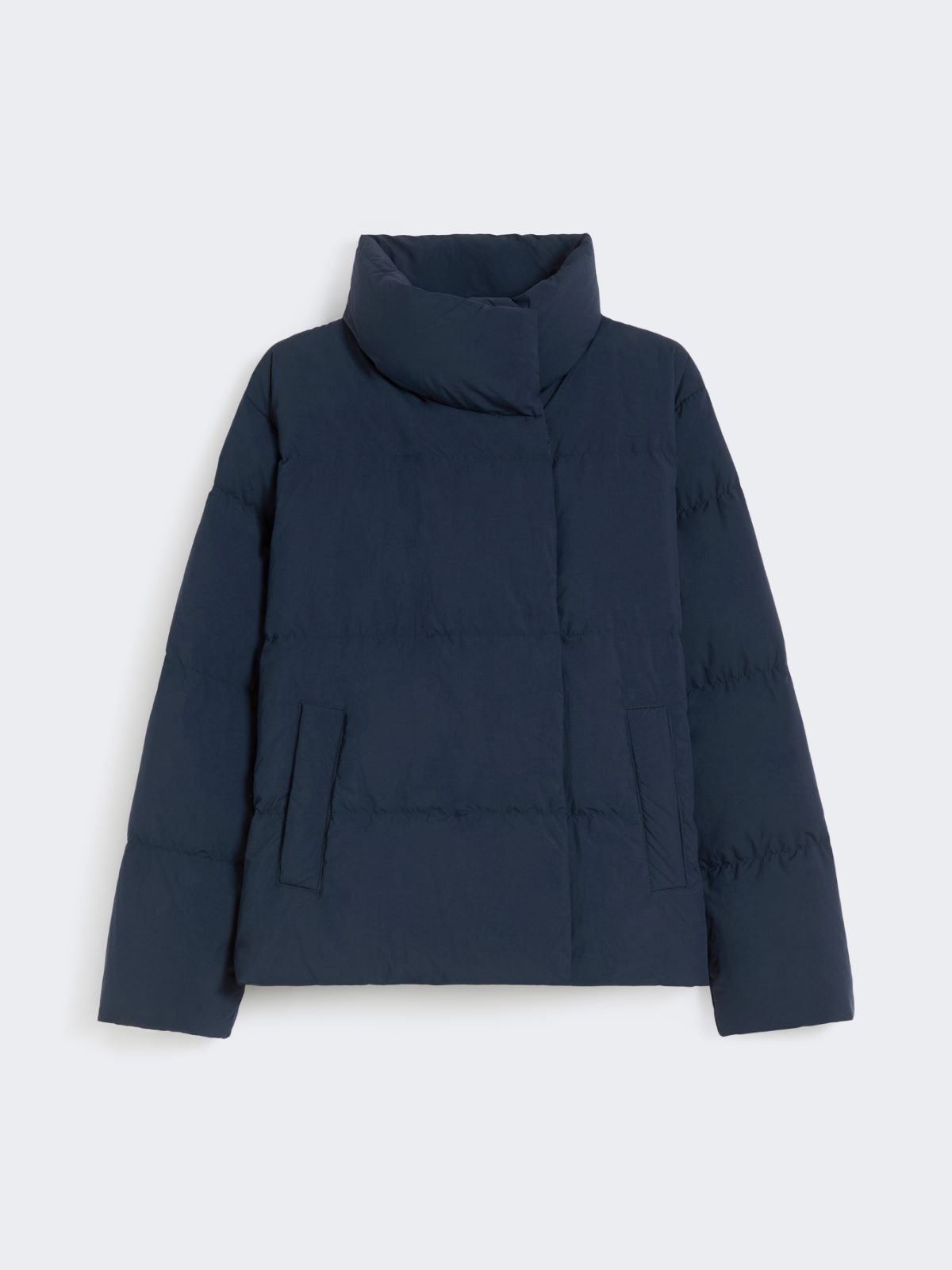 Short jacket in water-repellent fabric - NAVY - Weekend - 5