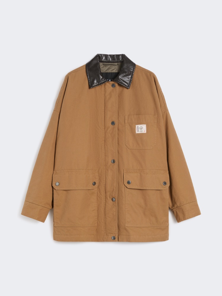 Cotton canvas jacket - CAMEL - Weekend - 2