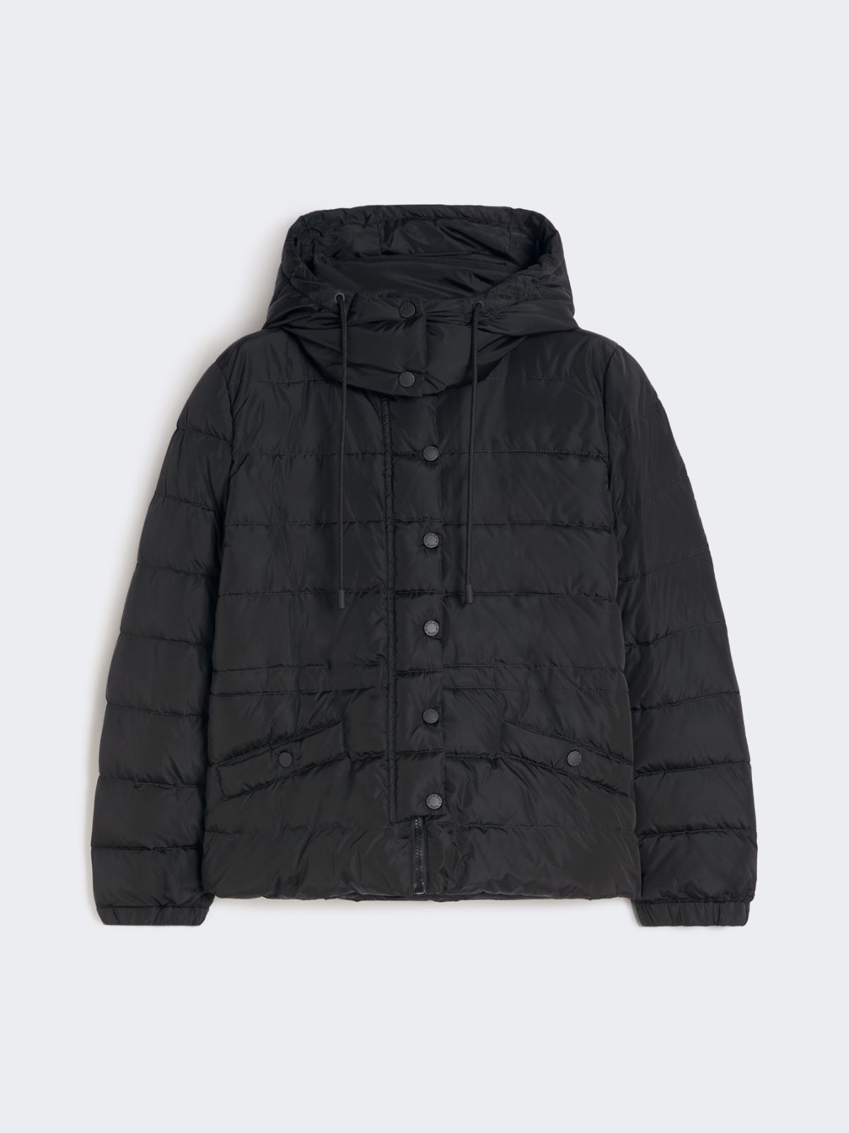 Short down jacket in water-repellent taffeta - BLACK - Weekend - 6