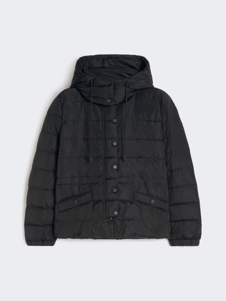 Short down jacket in water-repellent taffeta - BLACK - Weekend - 2