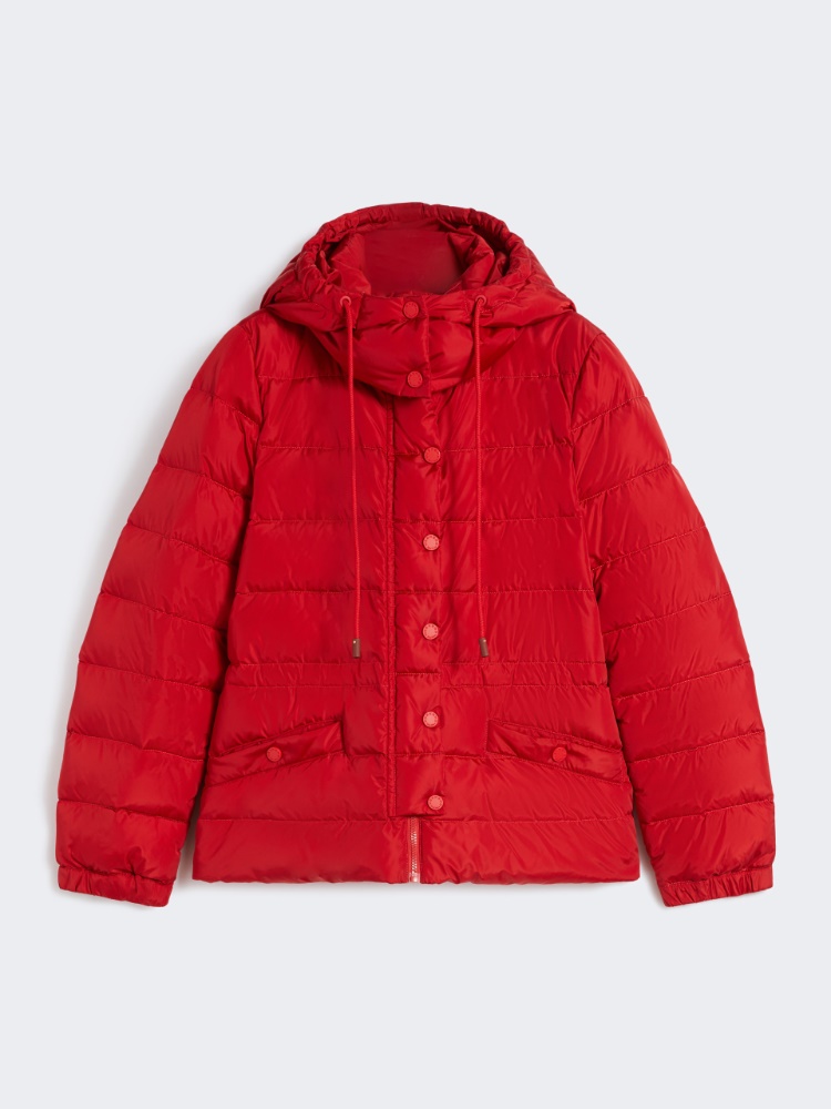 Short down jacket in water-repellent taffeta - RED - Weekend - 2