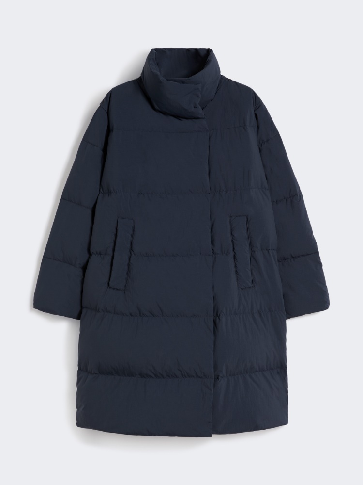Water-repellent technical canvas down jacket - NAVY - Weekend - 2