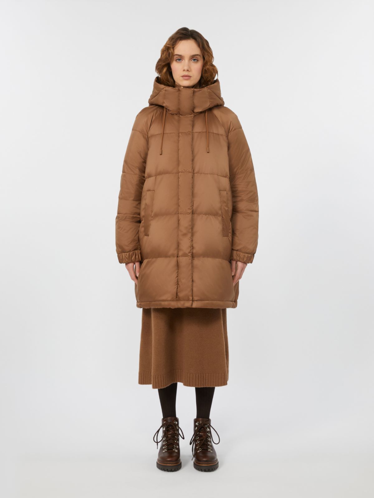 Reversible parka in water-resistant canvas - HAZELNUT BROWN - Weekend - 2
