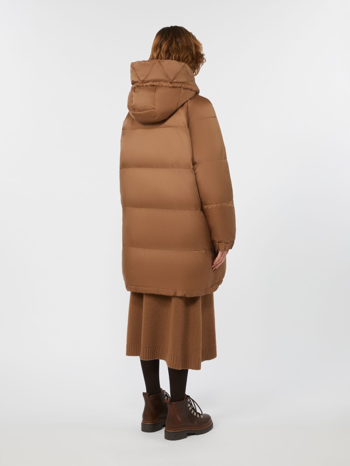 Reversible parka in water-resistant canvas - HAZELNUT BROWN - Weekend - 3