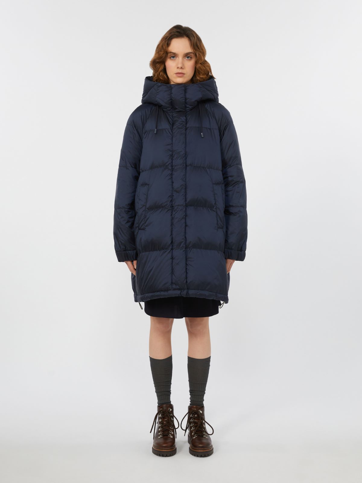 Reversible parka in water-resistant canvas - NAVY - Weekend - 2