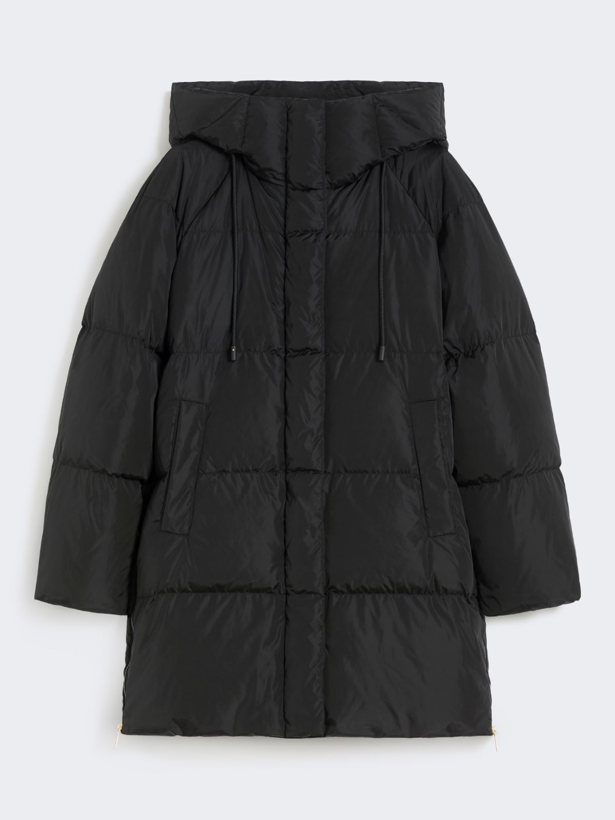 Midi parka in water-repellent taffeta - BLACK - Weekend - 6