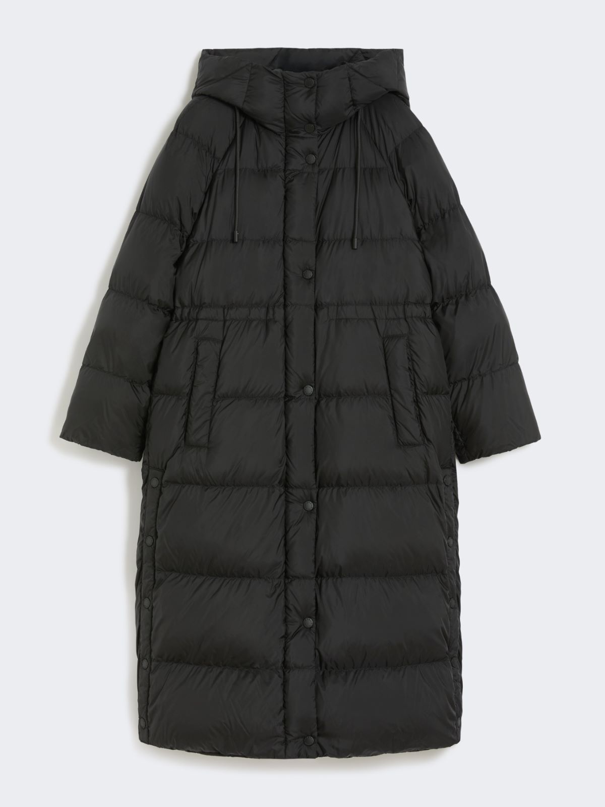 Reversible down jacket in water-repellent canvas - BLACK - Weekend - 7