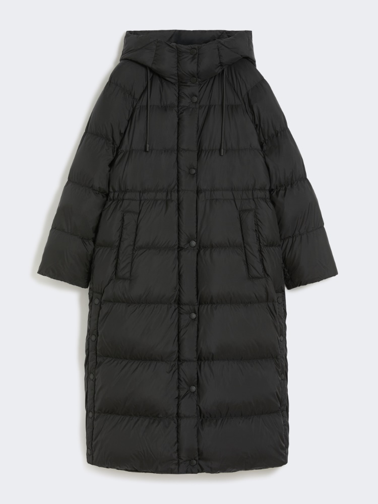 Reversible down jacket in water-repellent canvas - BLACK - Weekend - 2