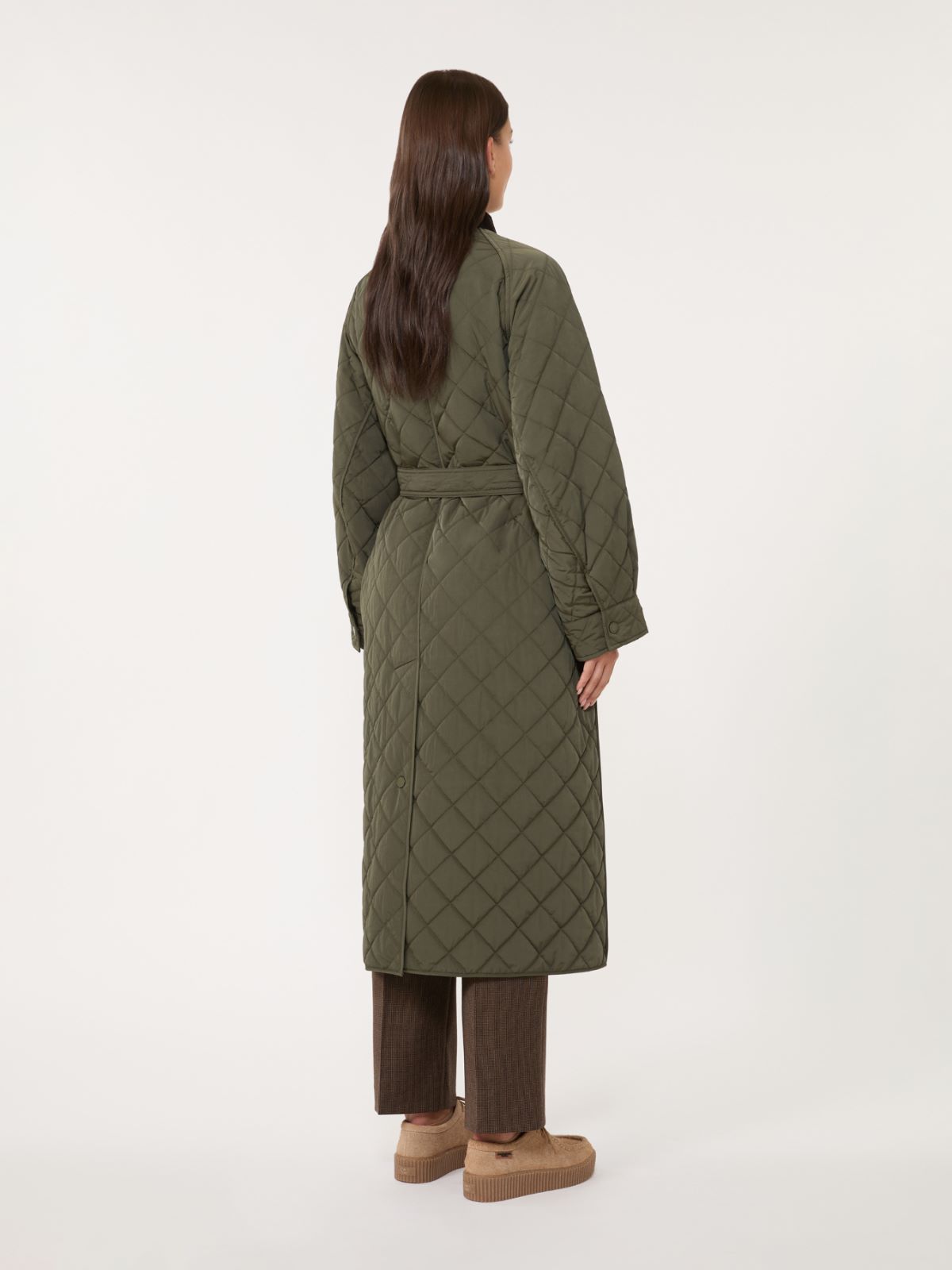 Coat in water-repellent taffeta - KAKI - Weekend - 3