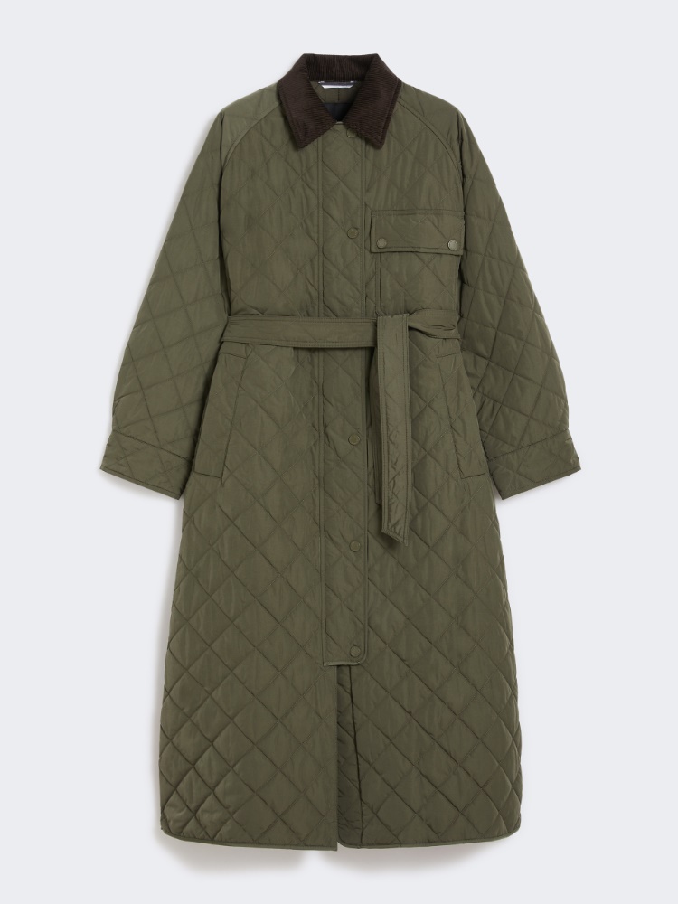 Coat in water-repellent taffeta - KAKI - Weekend - 5