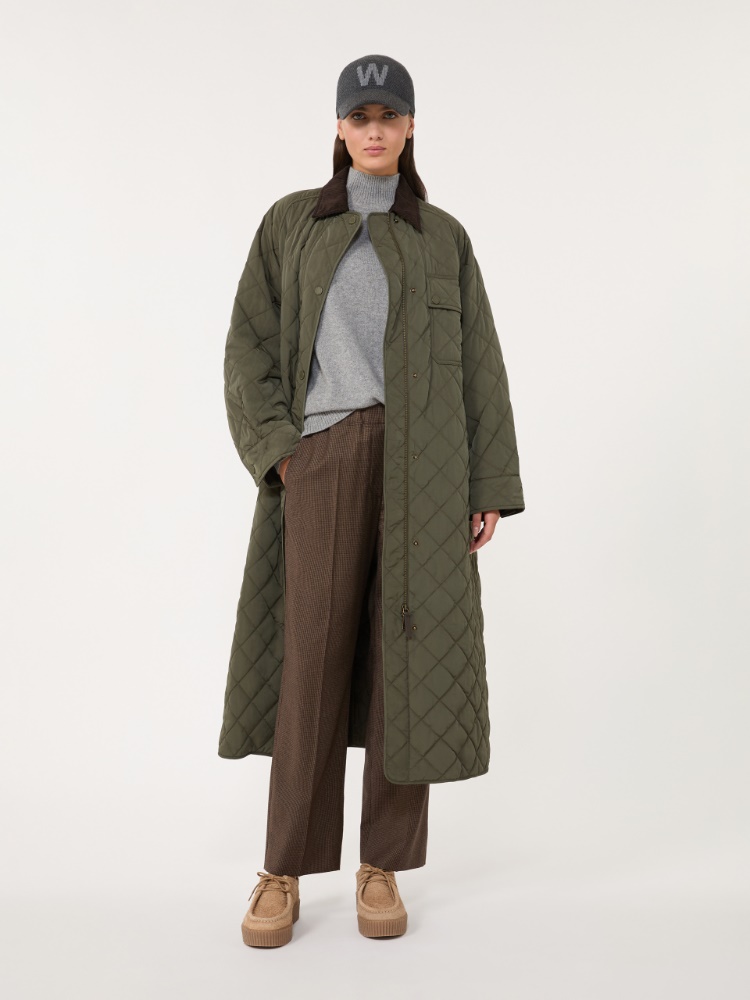 Coat in water-repellent taffeta - KAKI - Weekend