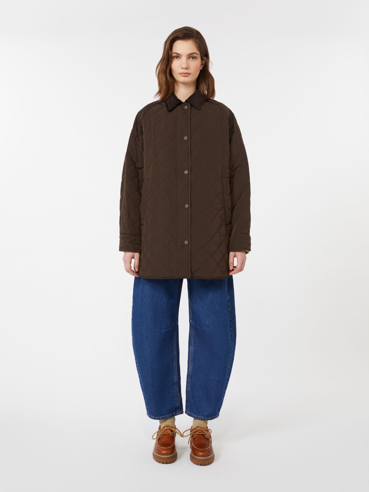 Water-repellent taffeta jacket - CHOCOLATE - Weekend - 2