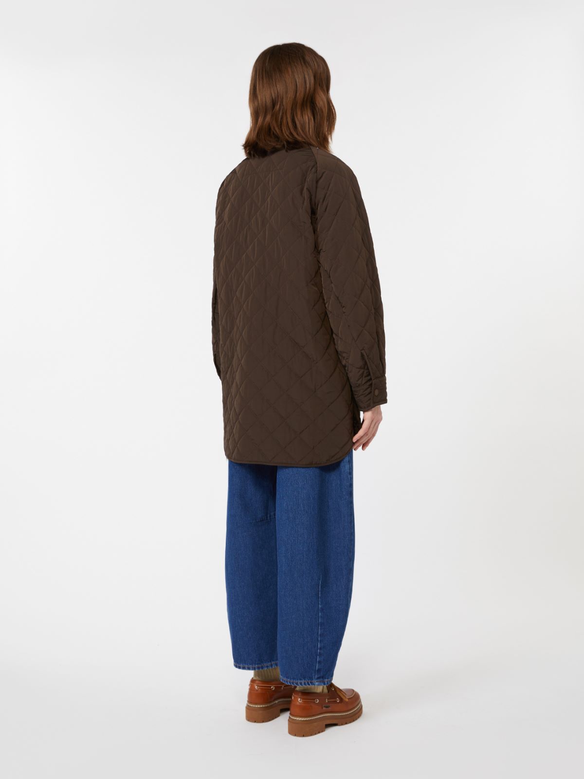 Water-repellent taffeta jacket - CHOCOLATE - Weekend - 3