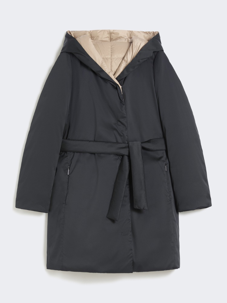 Reversible down jacket in water-repellent fabric - BLACK - Weekend - 2
