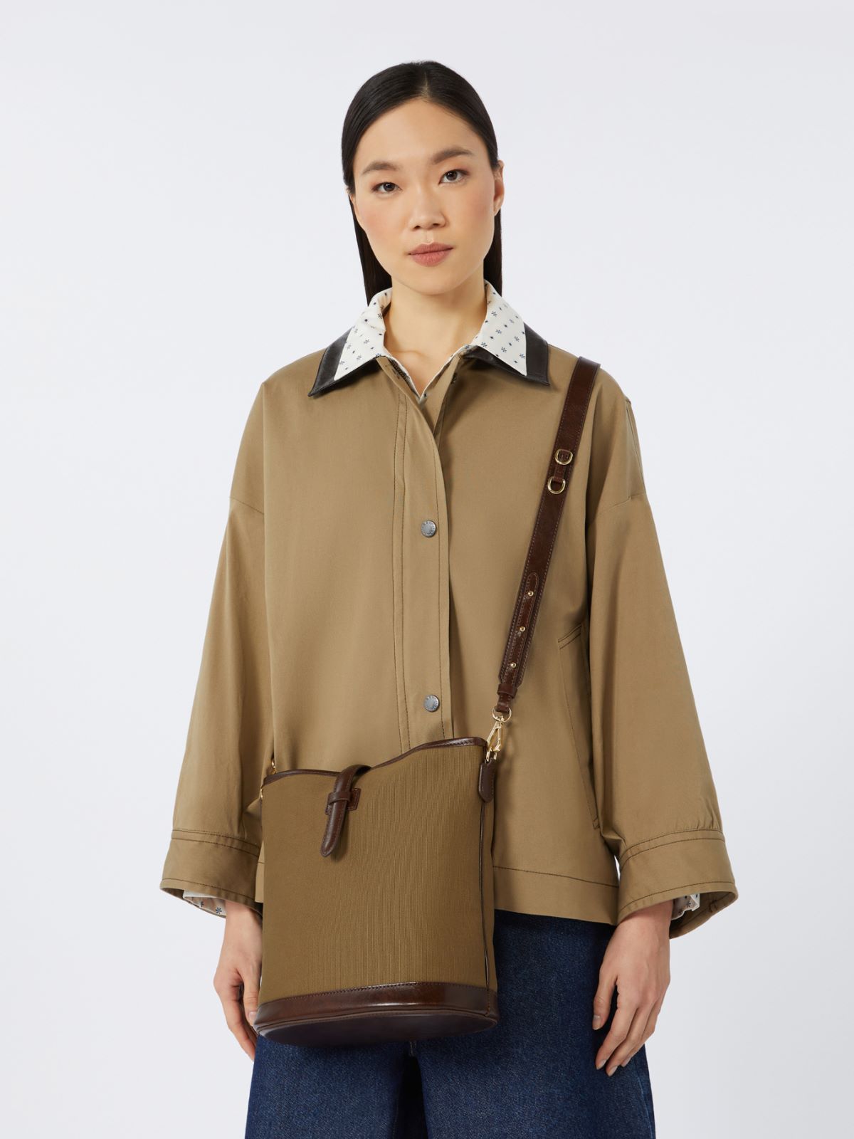 Canvas bucket bag - BRONZE - Weekend - 7