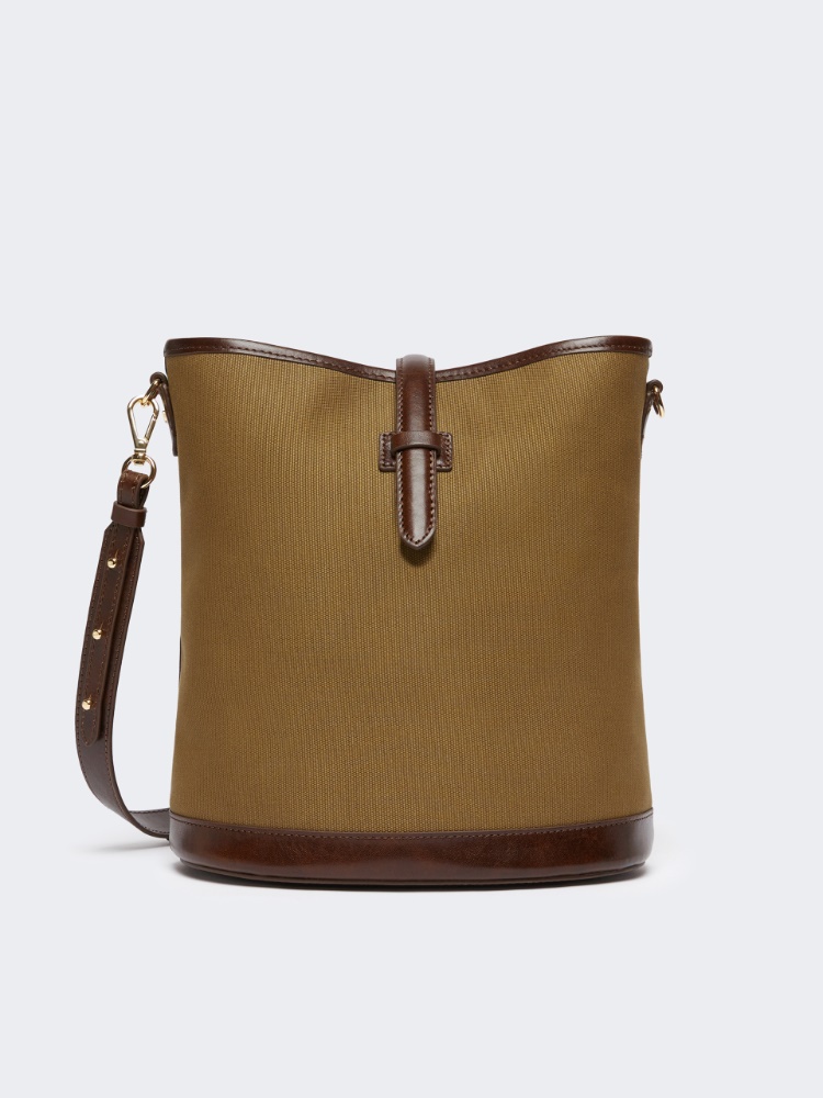 Canvas bucket bag - BRONZE - Weekend