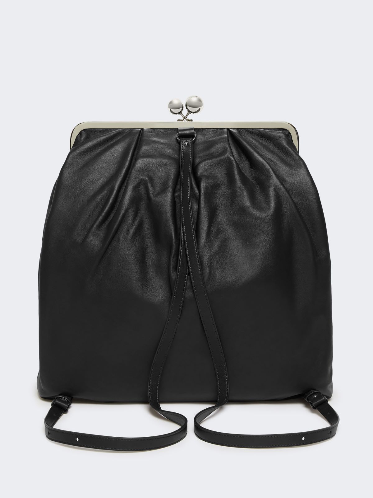 Nappa leather Pasticcino Bag - BLACK - Weekend - 3