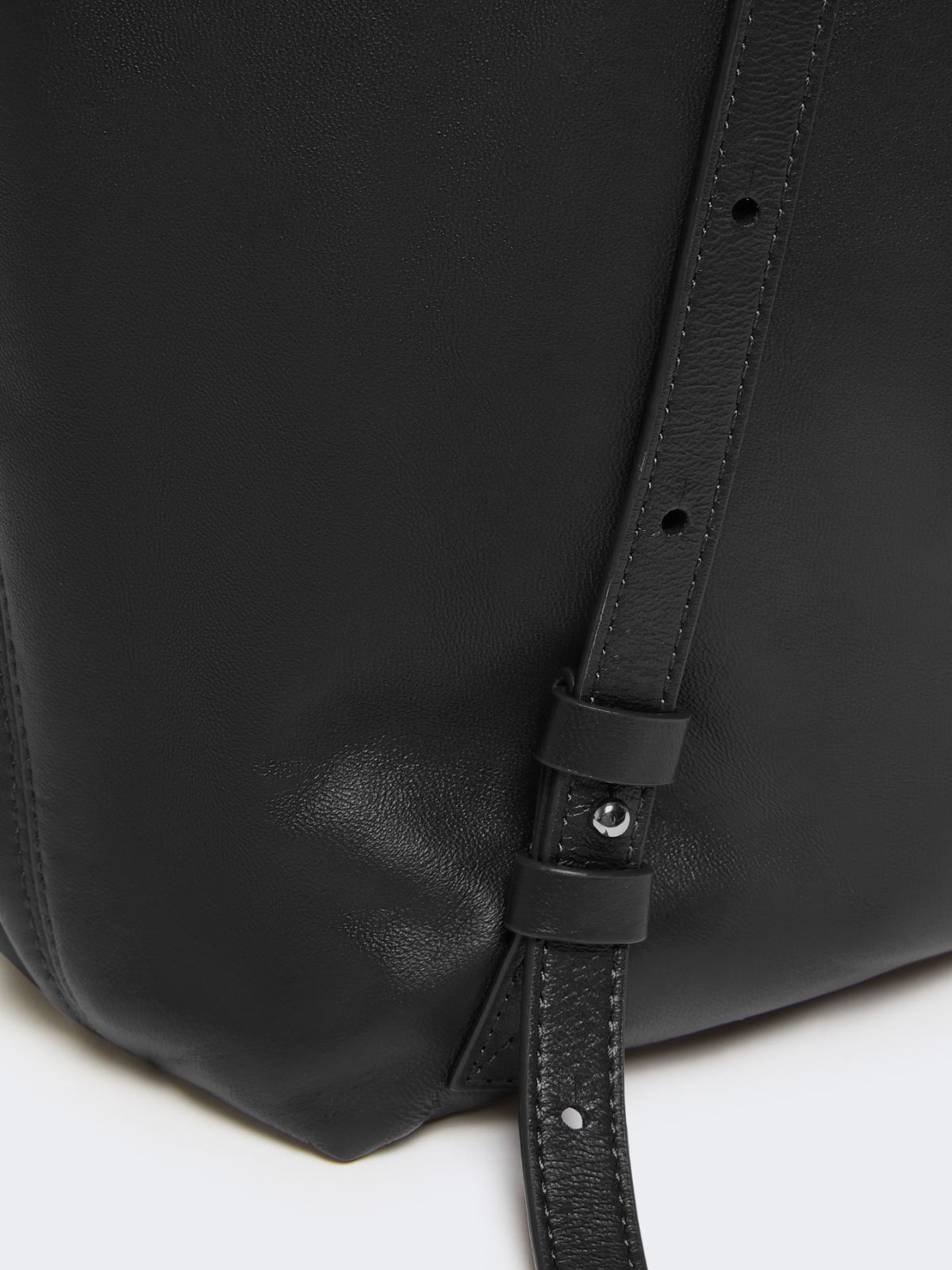 Nappa leather Pasticcino Bag - BLACK - Weekend - 4