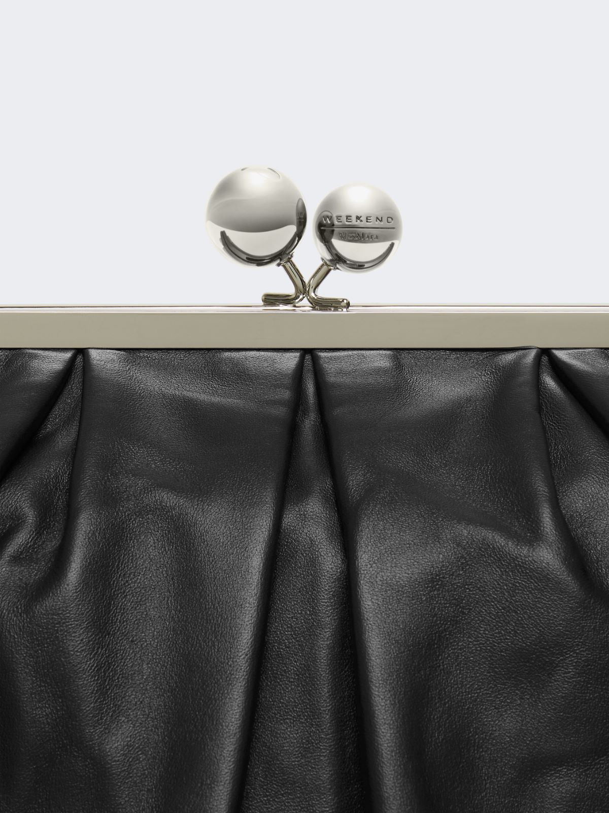 Nappa leather Pasticcino Bag - BLACK - Weekend - 5