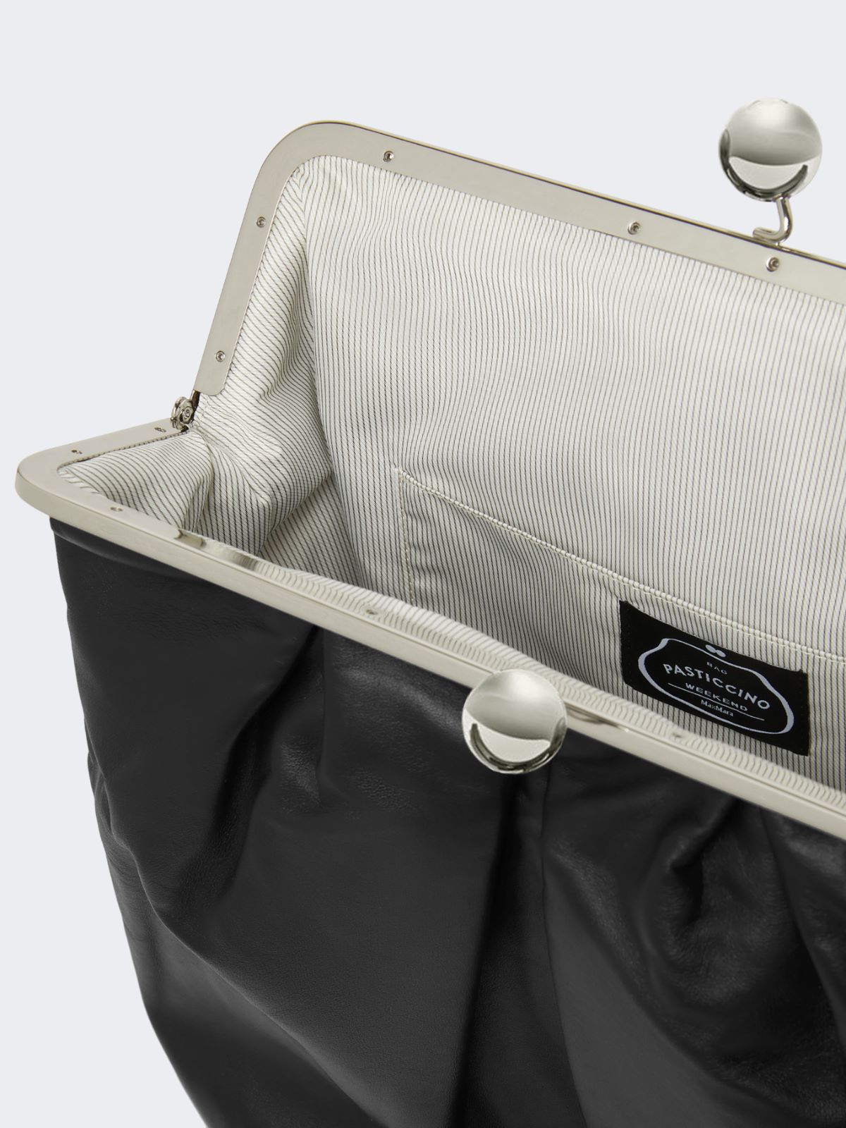 Nappa leather Pasticcino Bag - BLACK - Weekend - 6