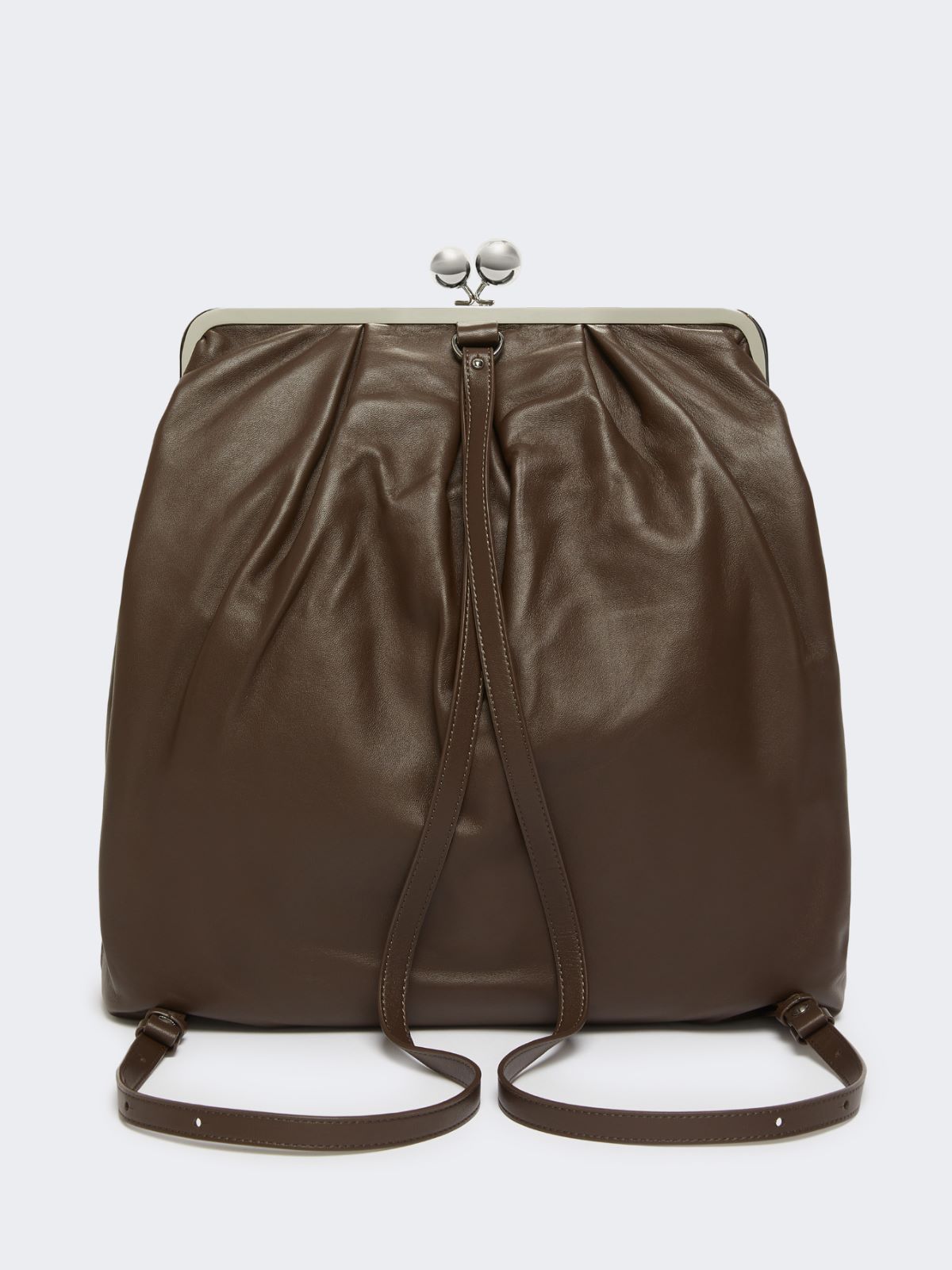 Nappa leather Pasticcino Bag - BROWN - Weekend - 3