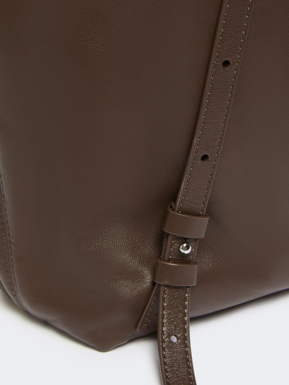 Nappa leather Pasticcino Bag - BROWN - Weekend - 4