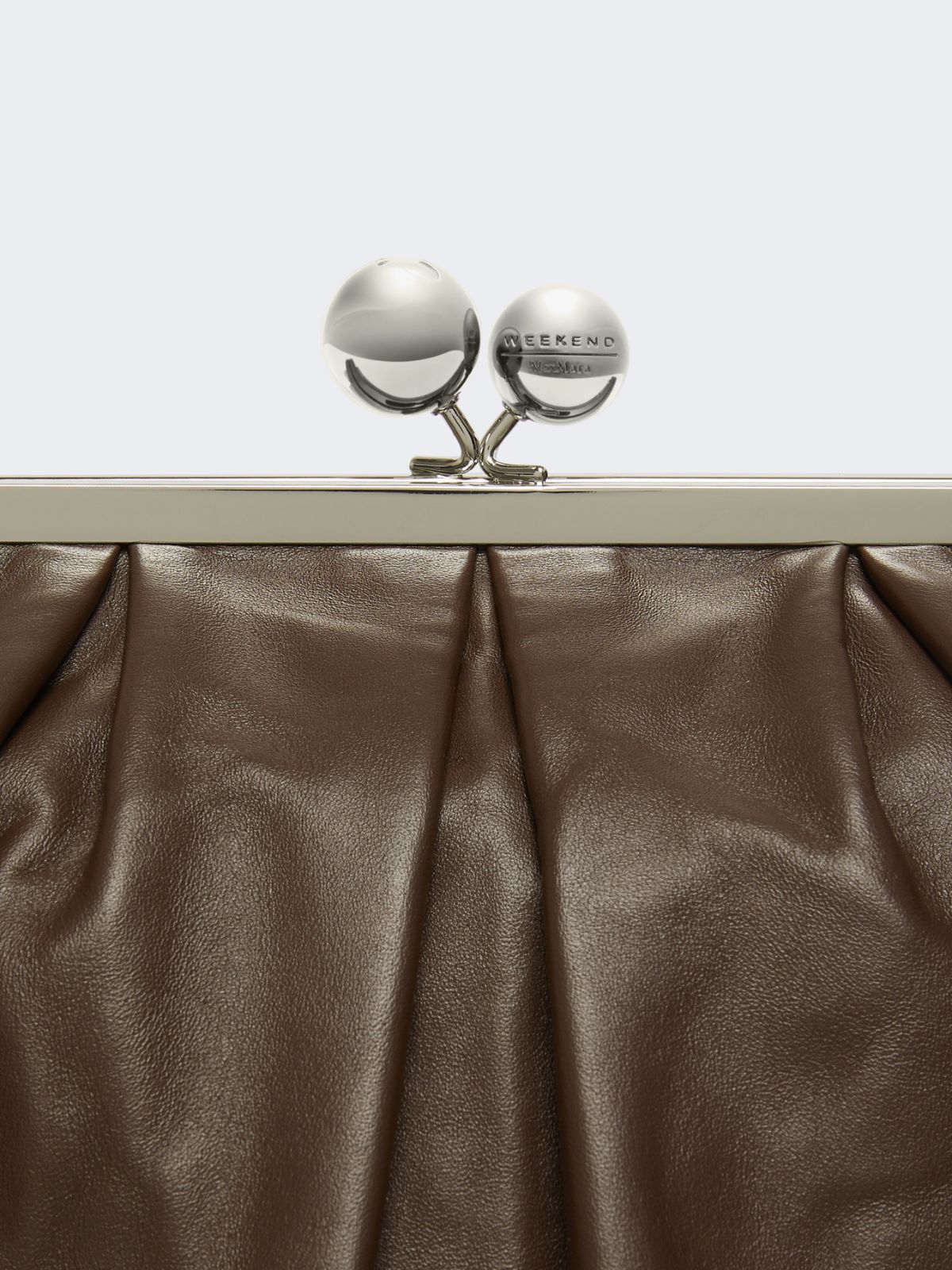 Nappa leather Pasticcino Bag - BROWN - Weekend - 5