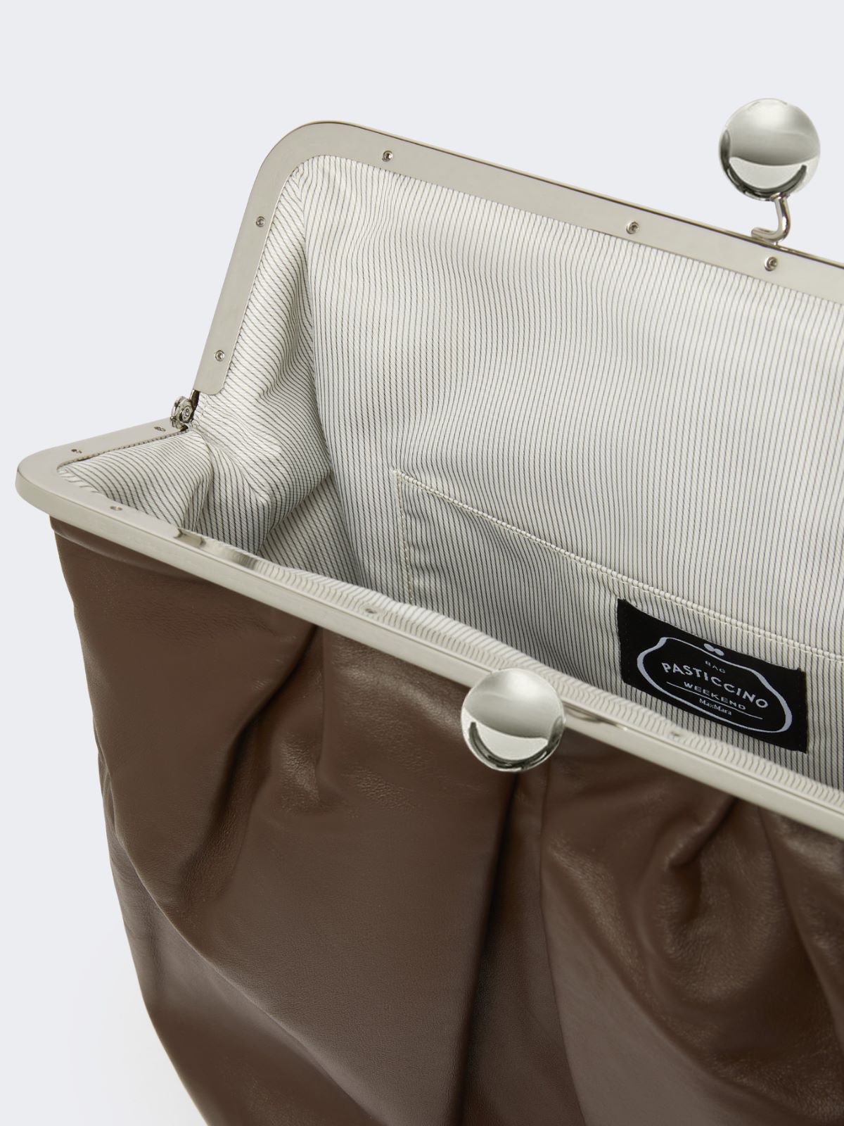 Nappa leather Pasticcino Bag - BROWN - Weekend - 6
