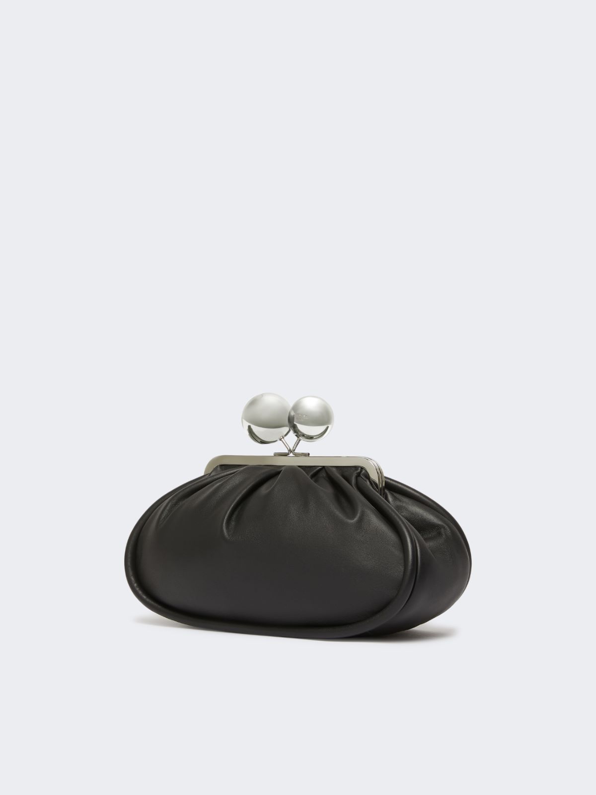 Medium Pasticcino Bag in glossy nappa leather - BLACK - Weekend - 2