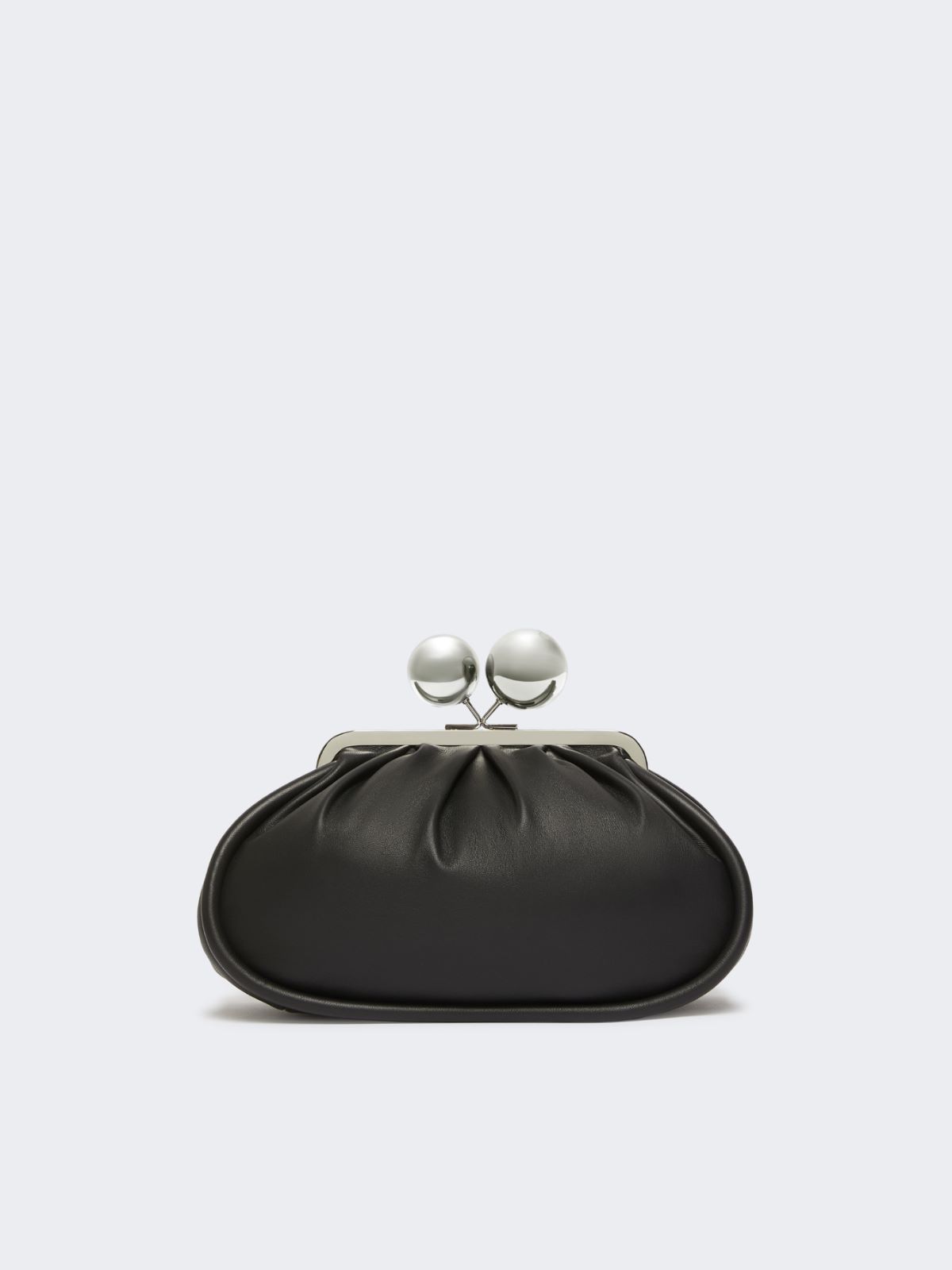 Medium Pasticcino Bag in glossy nappa leather - BLACK - Weekend - 3