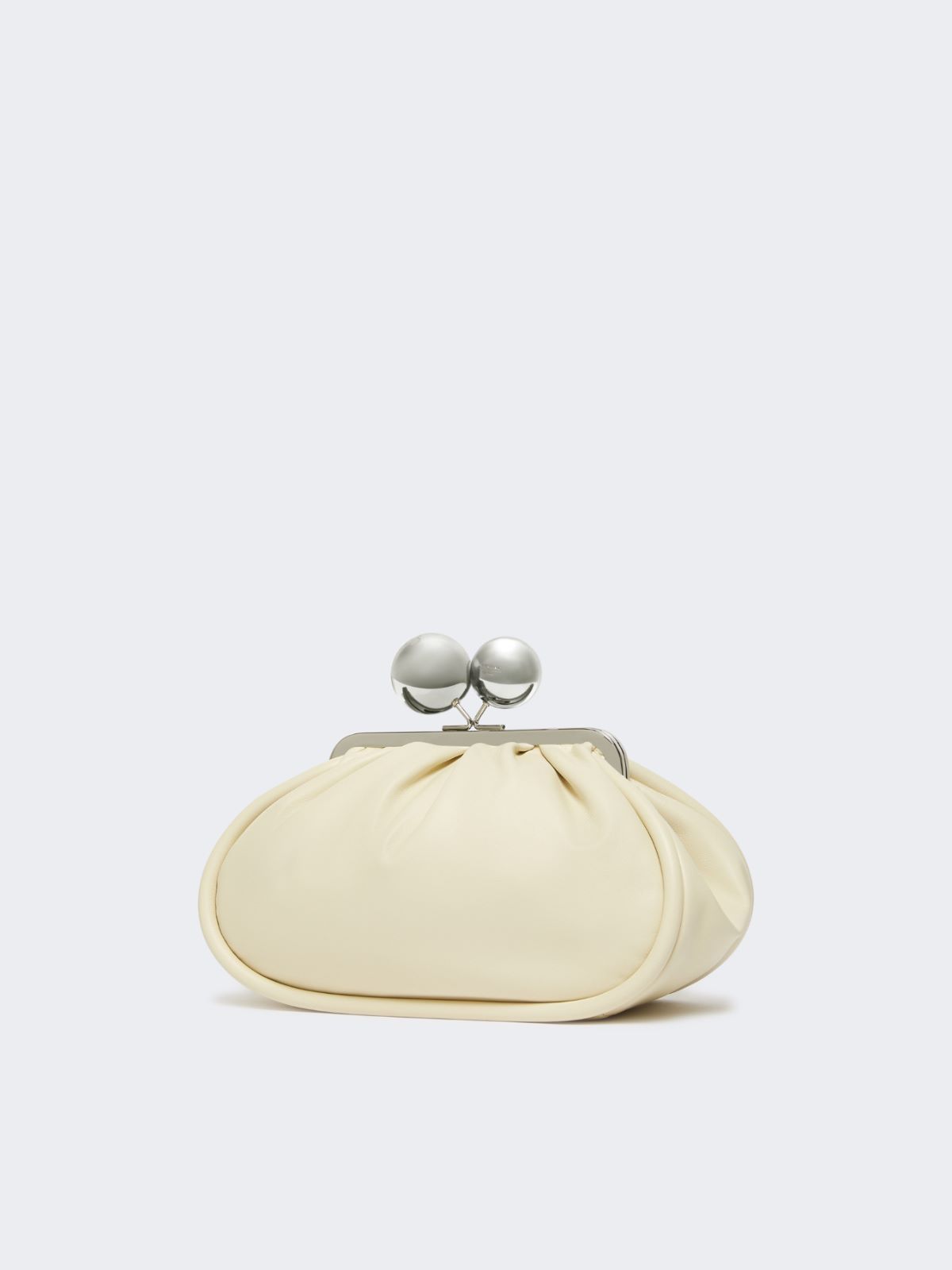 Medium Pasticcino Bag in glossy nappa leather - IVORY - Weekend - 2