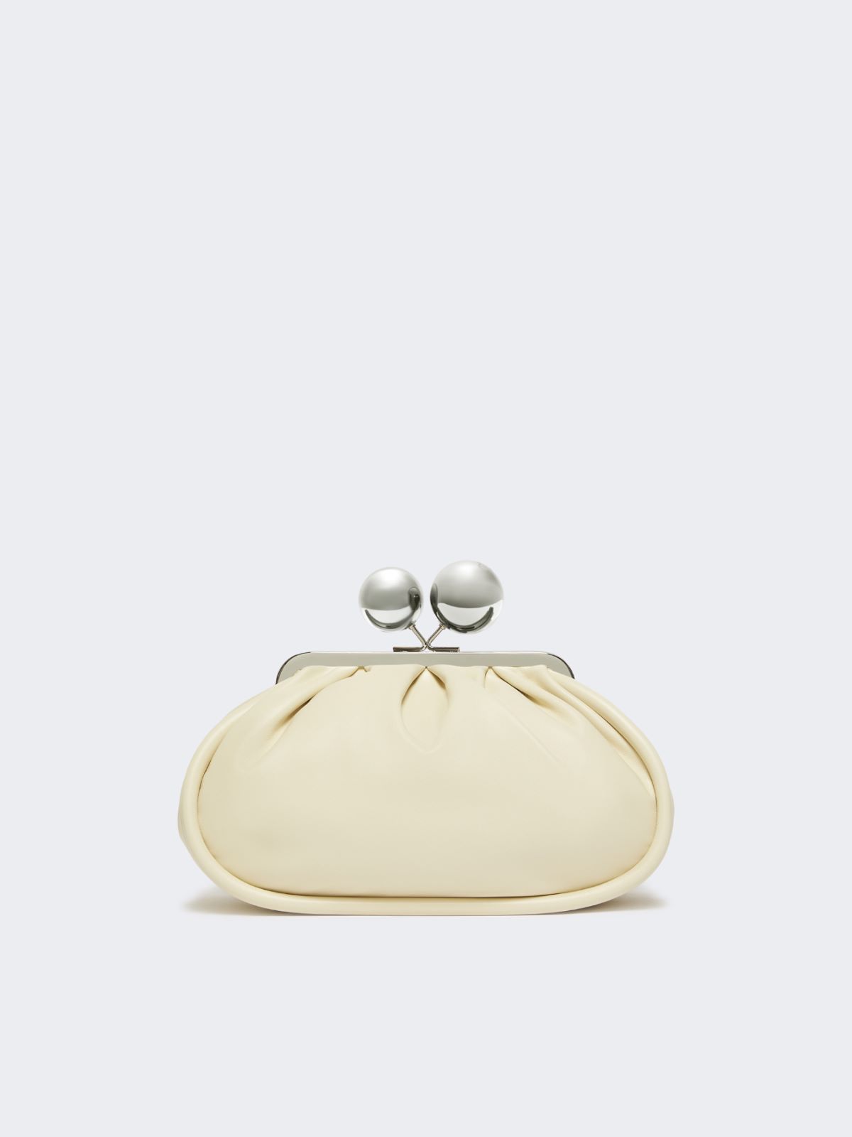 Medium Pasticcino Bag in glossy nappa leather - IVORY - Weekend - 3