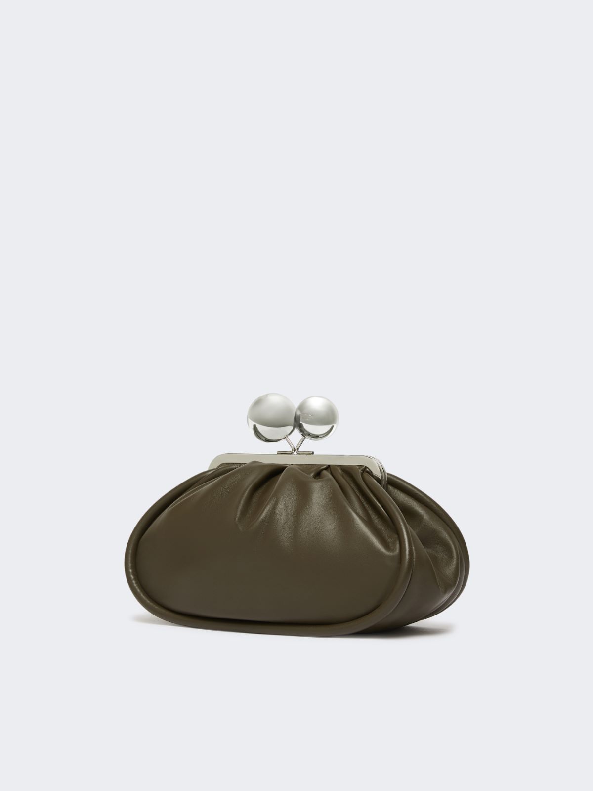 Medium Pasticcino Bag in glossy nappa leather - KAKI - Weekend - 2
