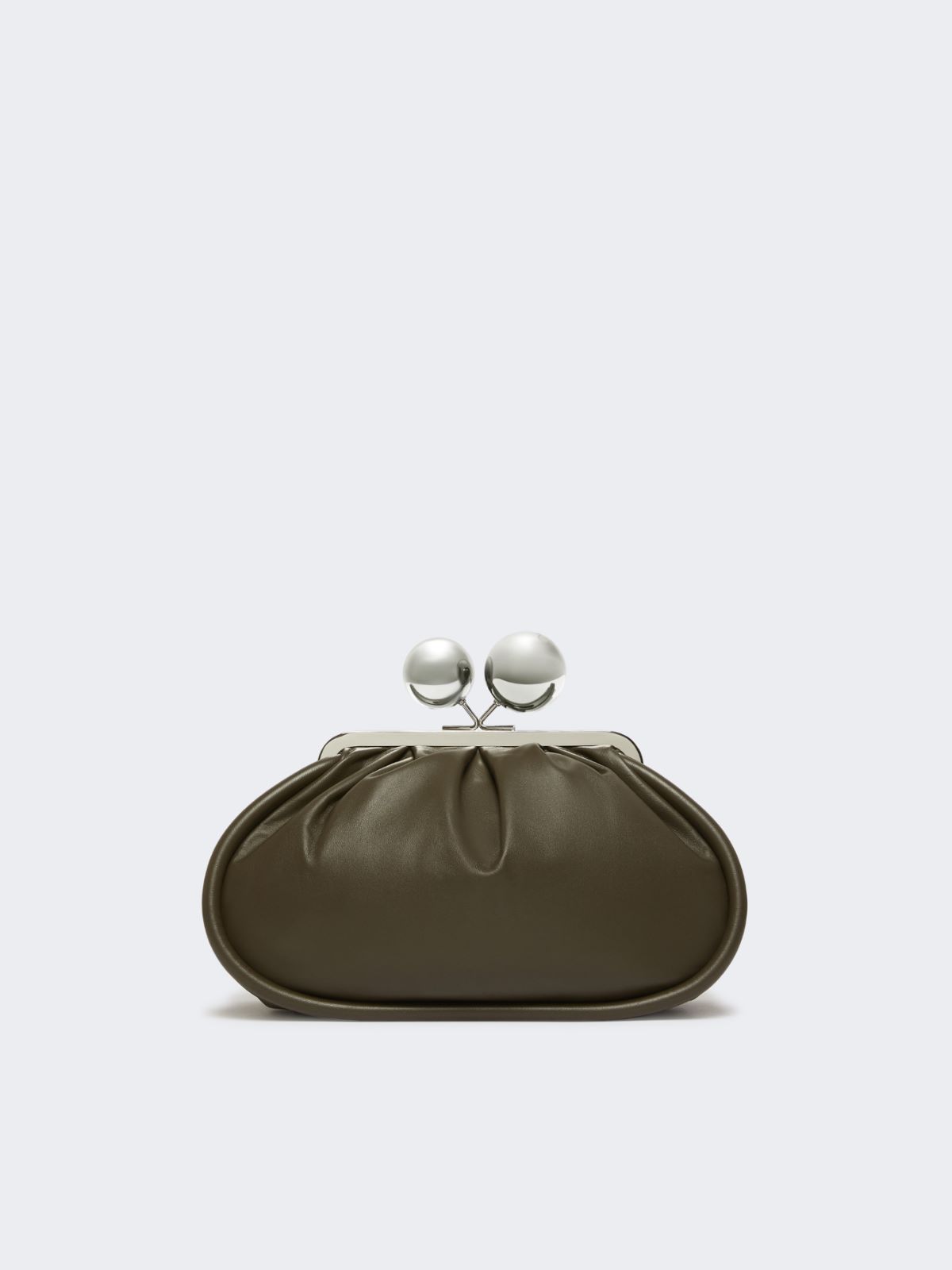 Medium Pasticcino Bag in glossy nappa leather - KAKI - Weekend - 3